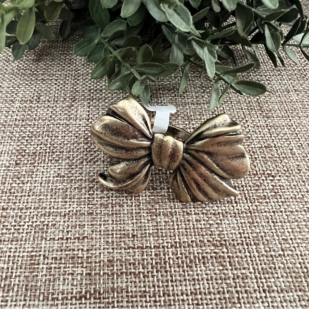 Park Lane Jewelry Vintage Ring, Bow Design, Size 8, NWT